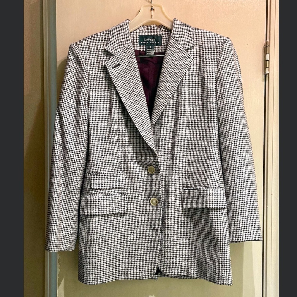 Ralph Lauren Silk & Wool Blazer